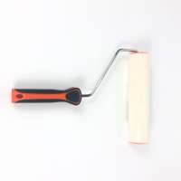 9" paint roller brush 3 color good quality handle/wall oil painting tools brush roller