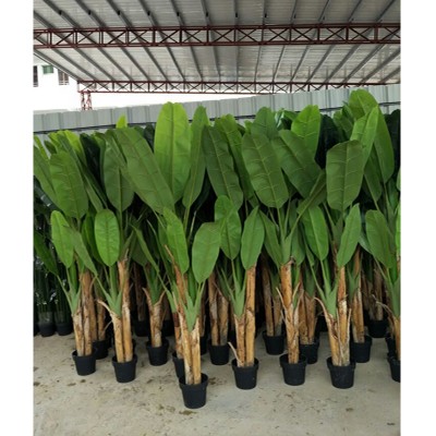 180CM (71 inches) height indoor plastic artificial plants banana decorative tree bonsai, banana tree plant bonsai artificial