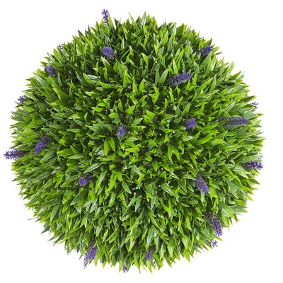 outdoor decorative 10cm/20cm/25cm/30cm/40cm/45cm artificial Lavender with flower boxwood leaves ball, leaves ball artificial