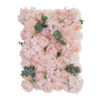 Floral Wedding Stage Decor 40x60 CM Rose Panels Artificial Flower Walls Backdrop