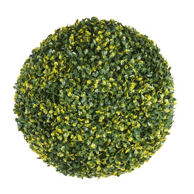 outdoor decorative garden decoration different size artificial four layers of Milan leaves ball , artificial flowers grass ball