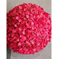 UV protection 10cm/20cm/25cm/30cm/40cm/45cm artificial red bougainvillea flower boxwood grass leaves topiary ball