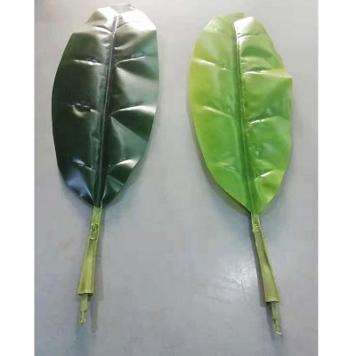 64CM (25 inches) height indoor plastic Artificial banana leaf, banana leaf artificial for sale