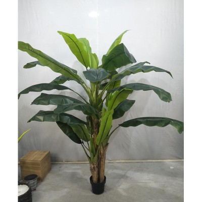 300CM (118 inches) height large plastic artificial plants banana decorative tree bonsai, banana tree plant bonsai artificial