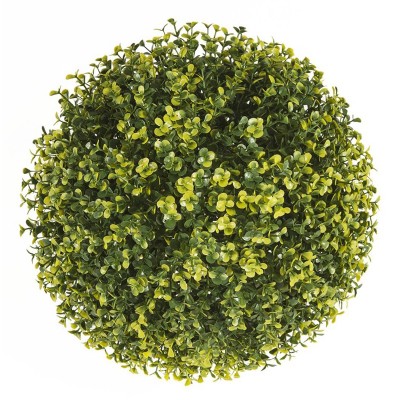 outdoor garden decorative different size artificial yellow desmodium leaves ball , artificial flowers grass ball