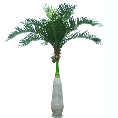 cheap price 420cm height artificial bottle shape coconut palm tree, cheap indoor artificial plants