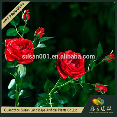 Artificial rose miniature interior decorative real touch rose for wedding