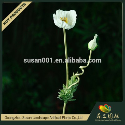 Guangzhou simulation plastic poppy artificial decoration flower