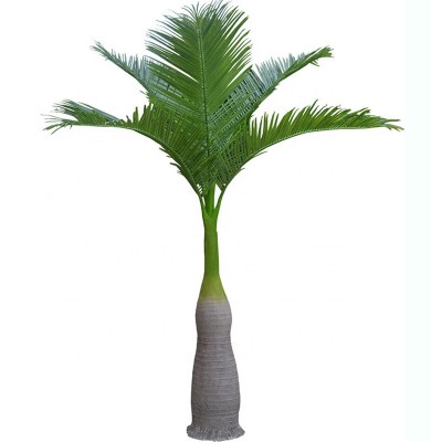 cheap price 280cm height artificial bottle shape coconut palm tree, cheap indoor artificial plants