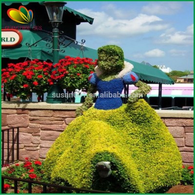 high quality evergreen artificial cartoon topiary animals grass animal