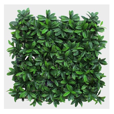 50*50cm ultraviolet-proof and fire retardant outdoor decorative artificial rhododendron leaf ivy fence leaf wall hedge