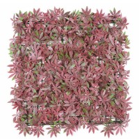 50*50cm ultraviolet-proof and fire retardant outdoor decorative artificial boxwood red maple leaf wall panel hedge