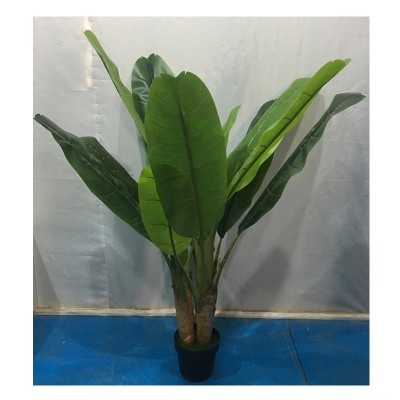 130CM (51 inches) height indoor plastic artificial plants banana decorative tree bonsai, banana tree plant bonsai artificial