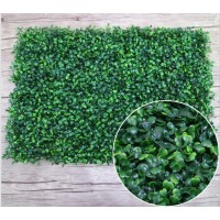 Hot Sell 40*60cm Anti UV Artificial Vertical Green Hedge Wall Green Wall