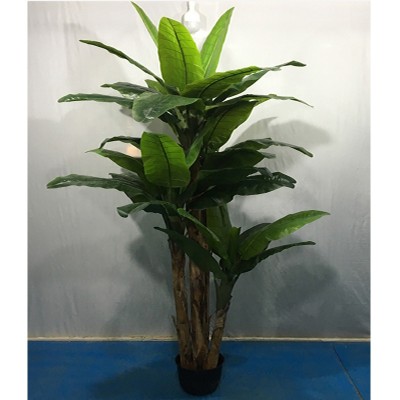 280CM (110 inches) height indoor artificial plants banana decorative tree bonsai, banana tree plant bonsai artificial