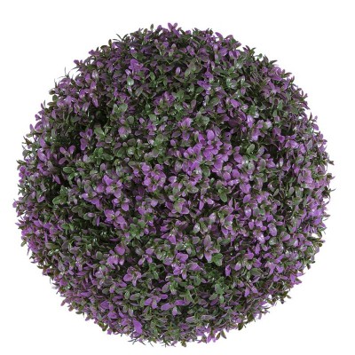 outdoor decorative 10cm/20cm/25cm/30cm/40cm/45cm artificial purple Herba Lysimachia boxwood ball, artificial boxwood hedge ball